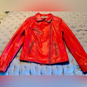 Oakwood Soft Napa Leather Biker Jacket